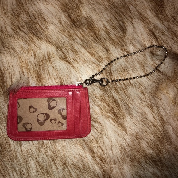 Coach Handbags - ‼️SALE‼️ Coach Pink Coin Purse